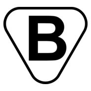 B sign of safety Logo PNG Vector