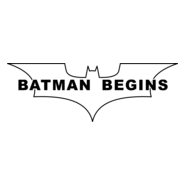 Batman Begins Logo PNG Vector