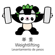 Beijing 2008 mascot Weightlifting Logo PNG Vector