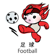 Beijing 2008 Mascota_futball Logo PNG Vector