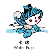 Beijing 2008 Mascota_Water polo Logo PNG Vector