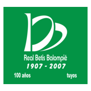 Betis 100 Aniversario - Verde fondo Logo PNG Vector