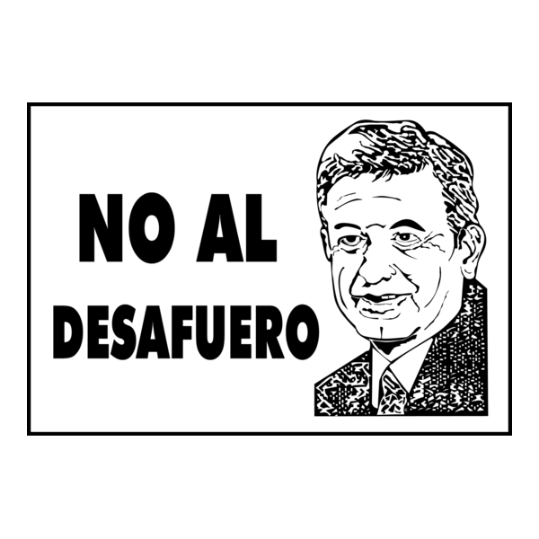 No Al Desafuero Logo PNG Vector