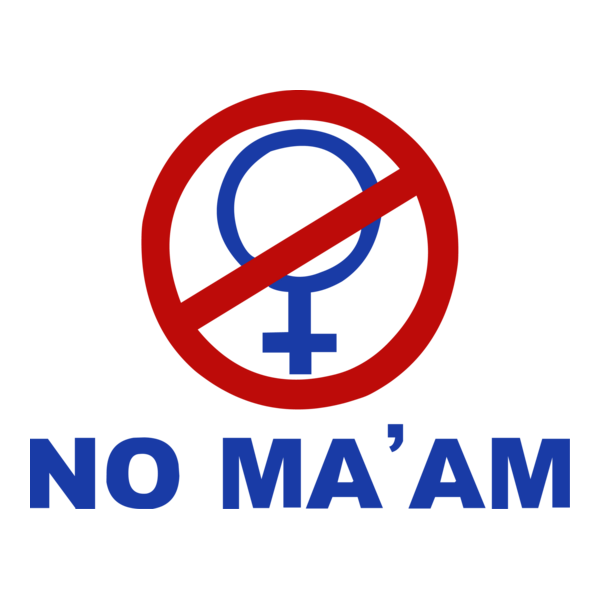 No Ma'am Logo PNG Vector