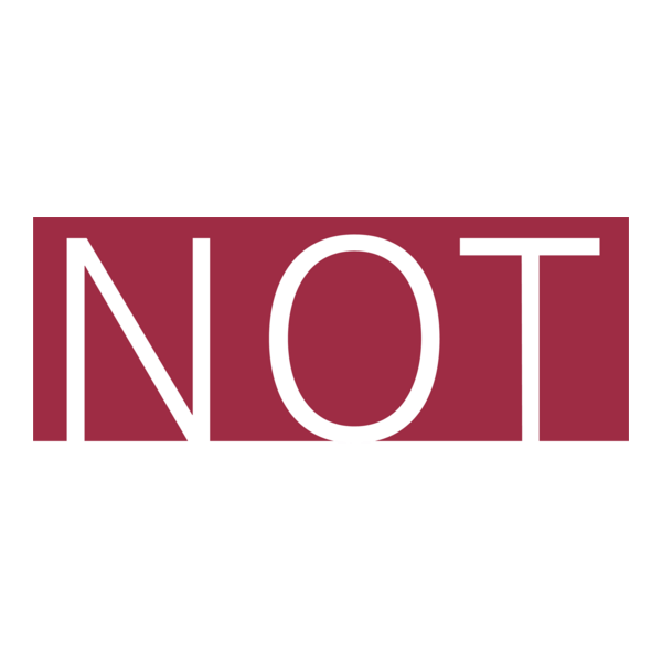 NOT Logo PNG Vector