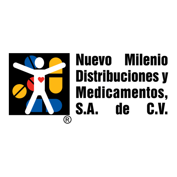 Nuevo Milenio Distribuciones y Medicamentos Logo PNG Vector
