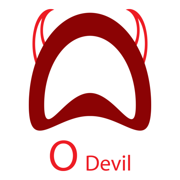 O Devil Logo PNG Vector