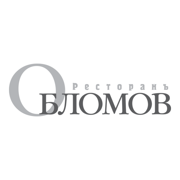 Oblomov Restaurant Logo PNG Vector