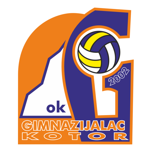 Odbojkaski Klub Gimnazijalac Kotor Logo PNG Vector