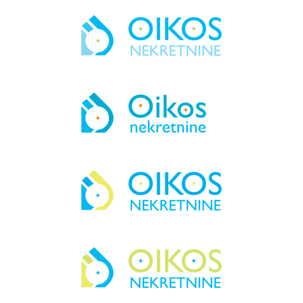 Oikos nekretnine d.o.o. Logo PNG Vector