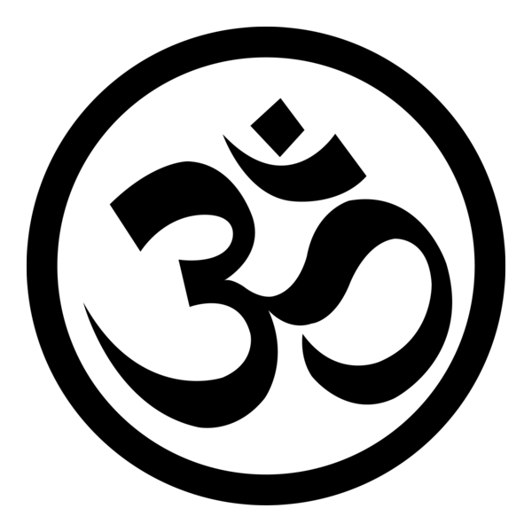 OM YOGA Logo PNG Vector
