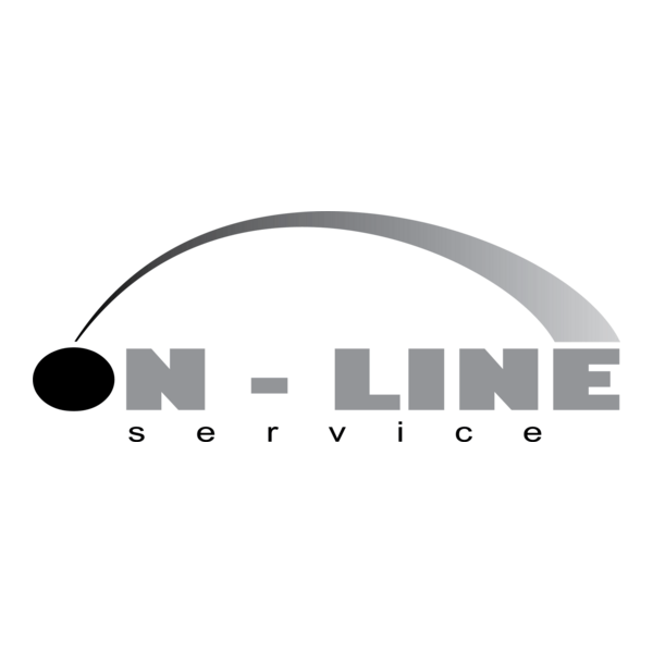 On-Line Service Logo PNG Vector