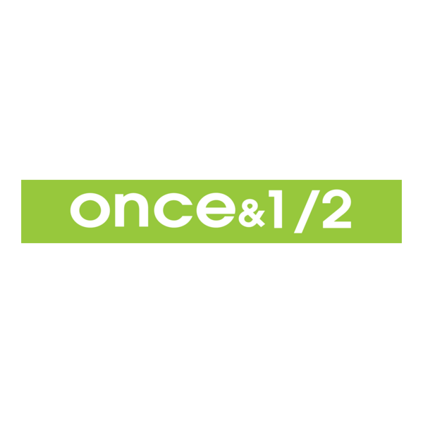 once & 1/2 Logo PNG Vector