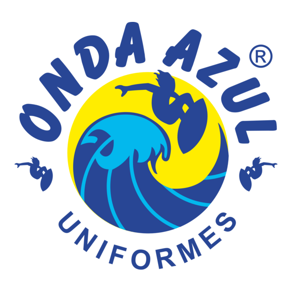 Onda Azul Uniformes Logo PNG Vector