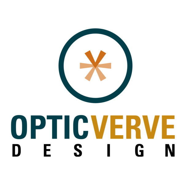Optic Verve Design Logo PNG Vector