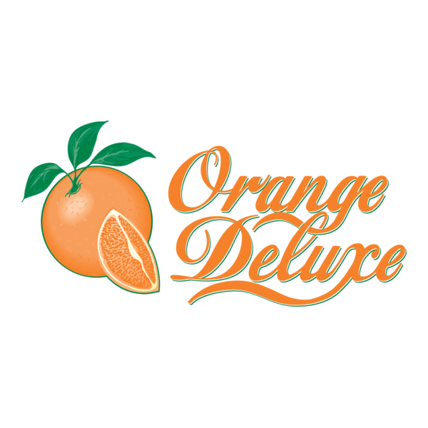 Orange Deluxe Logo PNG Vector