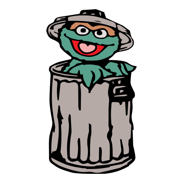 Oscar Sesame Street Logo PNG Vector