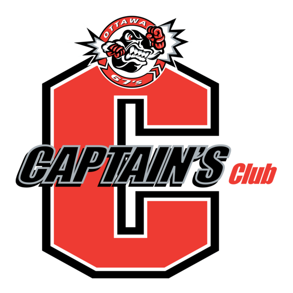 Ottawa 67's Captain's Club Logo PNG Vector