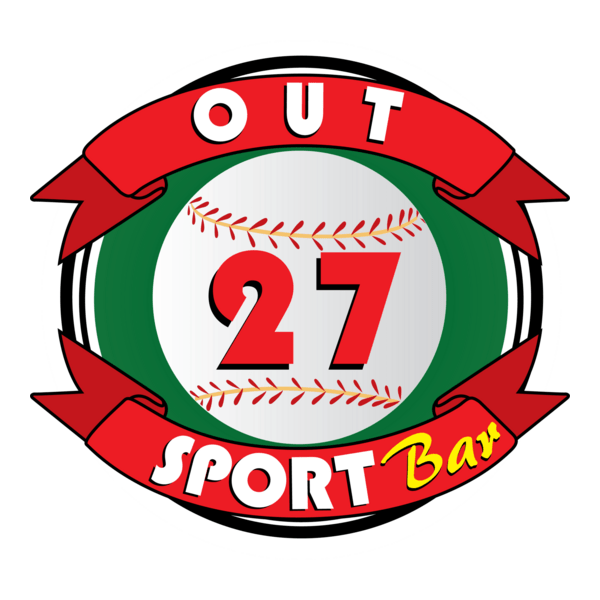 Out 27 Sport Bar Logo PNG Vector