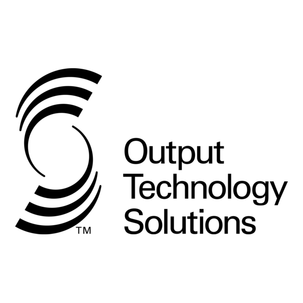 Output Technology Solutions Logo PNG Vector