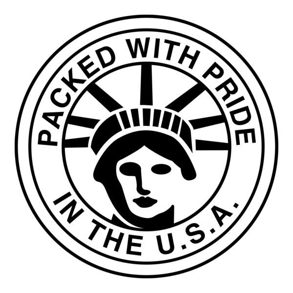 Packed with pride in the USA Logo PNG Vector