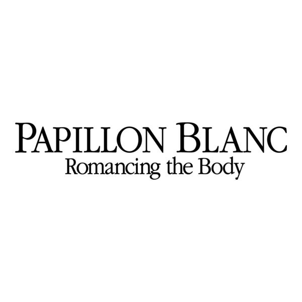Papillon Blanc Logo PNG Vector