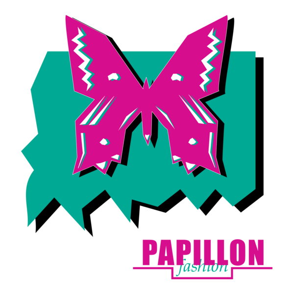 Papillon Fashion Logo PNG Vector