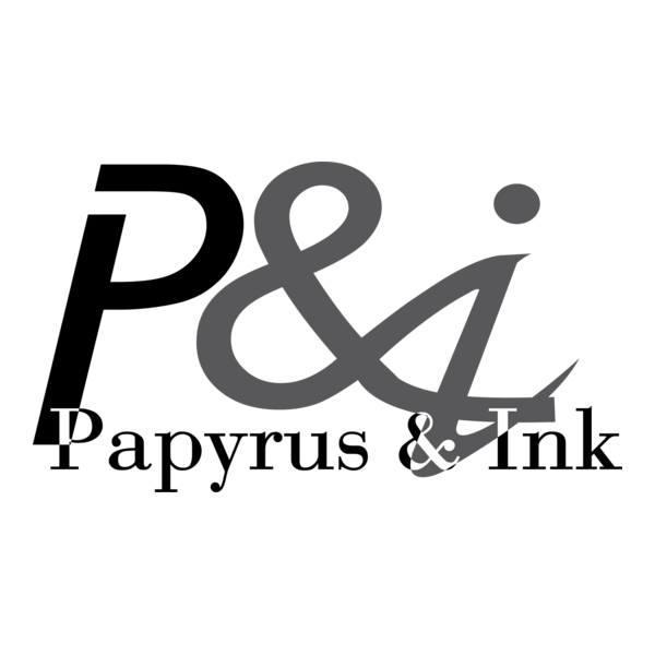 Papyrus & Ink Logo PNG Vector