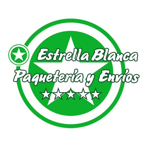 Paqueterнa Y Envнos Estrella Blanca Logo PNG Vector