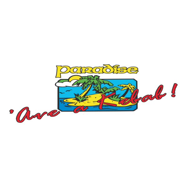 Paradise Ave a Kebab Logo PNG Vector