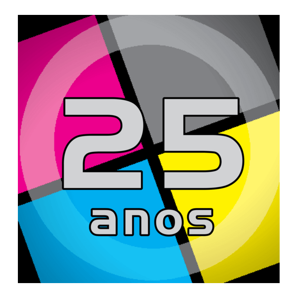 Paratodos 25 Anos - Selo Logo PNG Vector