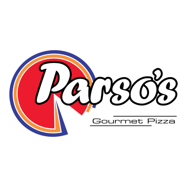 Parsos Gourmet Pizza Logo PNG Vector