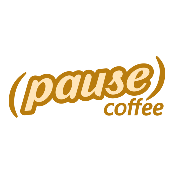 Pause Coffee Logo PNG Vector