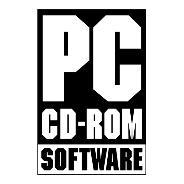 PC CD-ROM Logo PNG Vector
