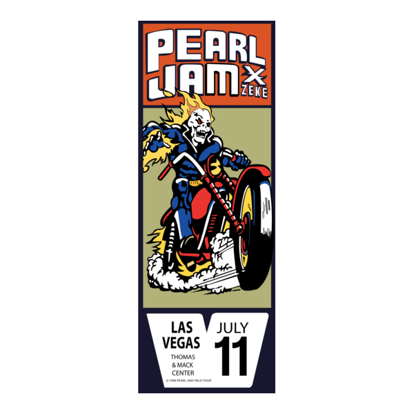 Pearl Jam Ghost Rider Logo PNG Vector