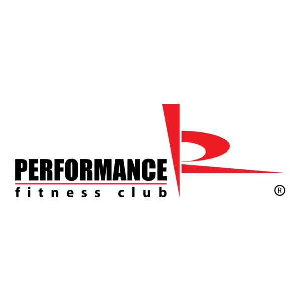 Performance fitness club Logo PNG Vector