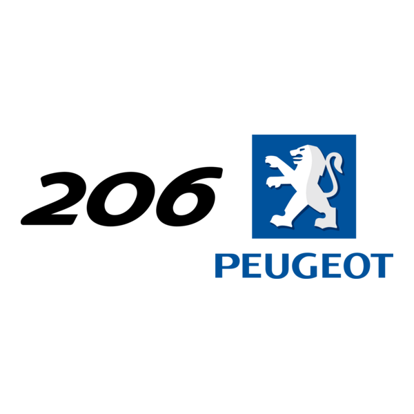 Peugeot 206 Logo PNG Vector
