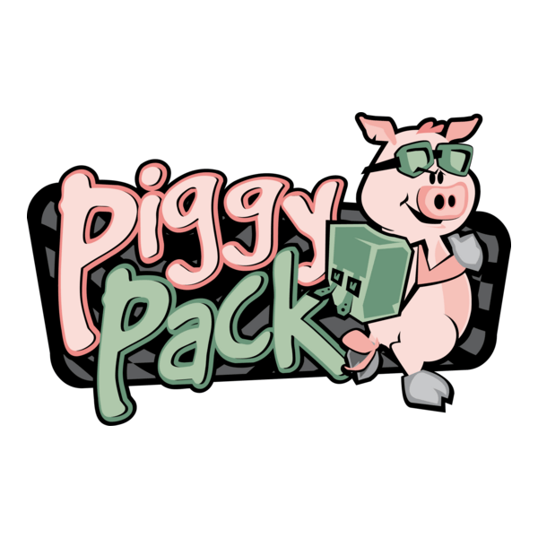 Piggy Pack Logo PNG Vector
