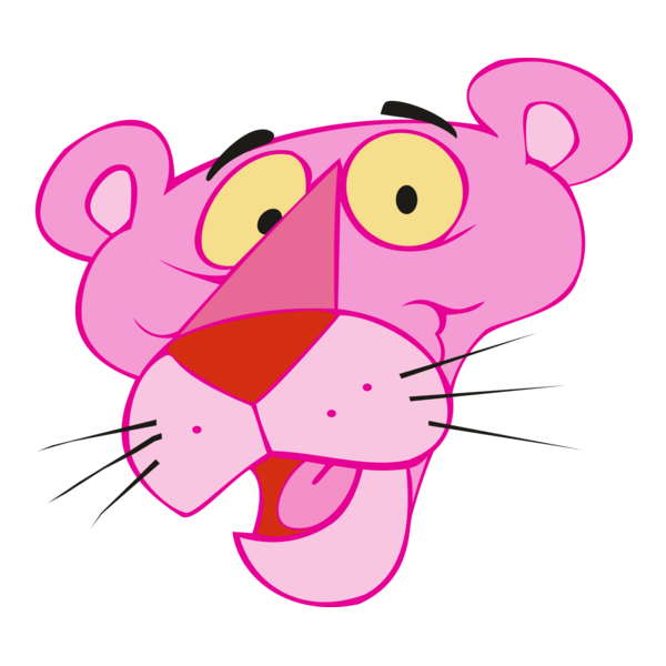pink panther face Logo PNG Vector