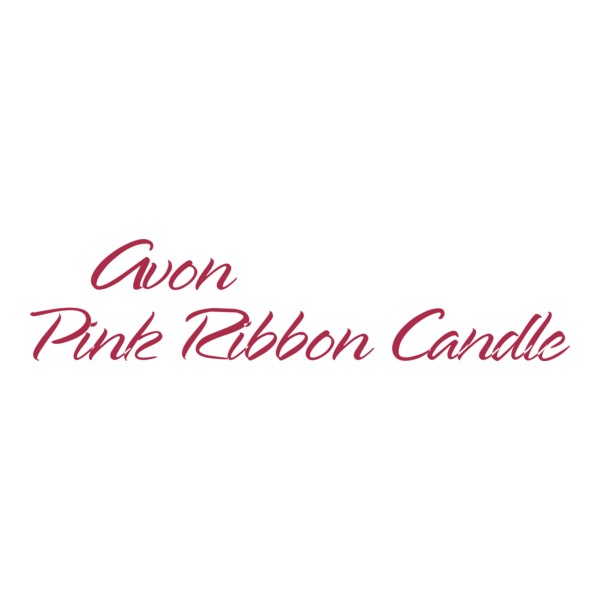 Pink Ribbon Candle Logo PNG Vector