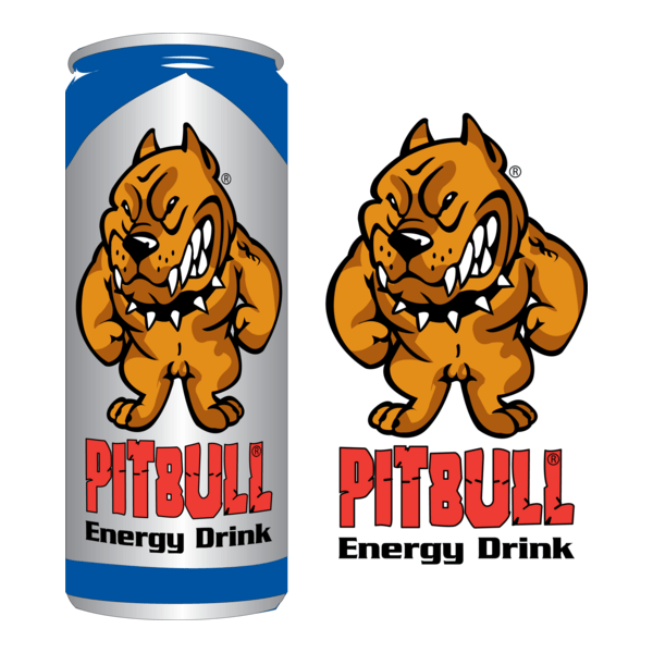 Pitbull Energy Drink Logo PNG Vector