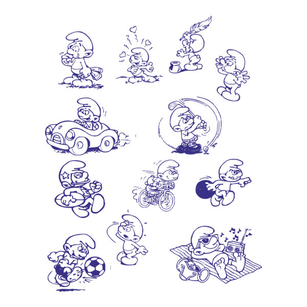 Pitufos Logo PNG Vector