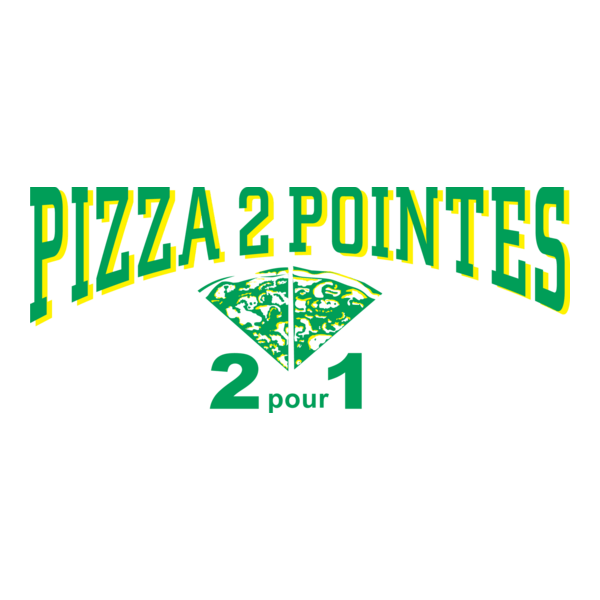 Pizza 2 Pointes Logo PNG Vector