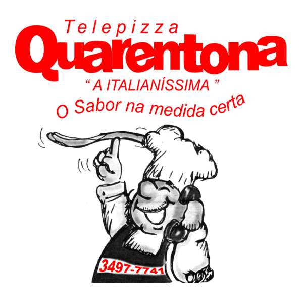 Pizzaria Quarentona Logo PNG Vector