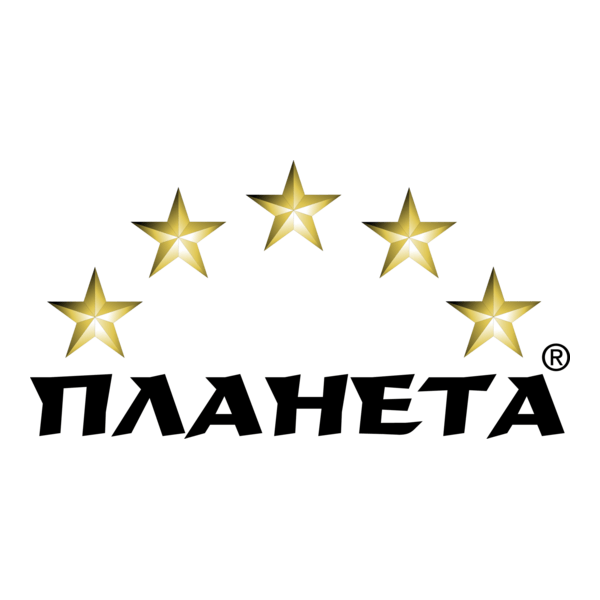 Planet 5 stars TV Logo PNG Vector