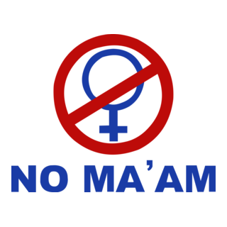 No Ma'am Logo PNG Vector