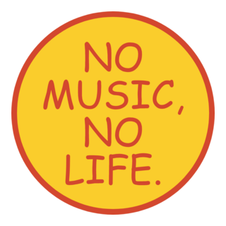 No Music No Life Logo PNG Vector