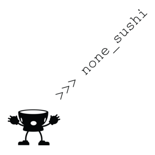 none sushi Logo PNG Vector