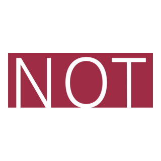 NOT Logo PNG Vector