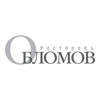 Oblomov Restaurant Logo PNG Vector
